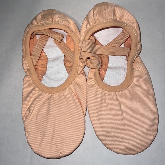 Daydance Ruhakslen Dance Ballet Shoes, Pink Canvas & Sheer, Size: 6 US-36 M NEW - Picture 6 of 8